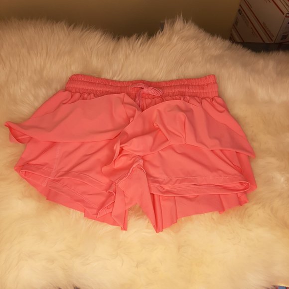 NWOT!!!  Lightweight Tulip Style running Shorts Rose Pink, inner shorts! - Picture 4 of 8